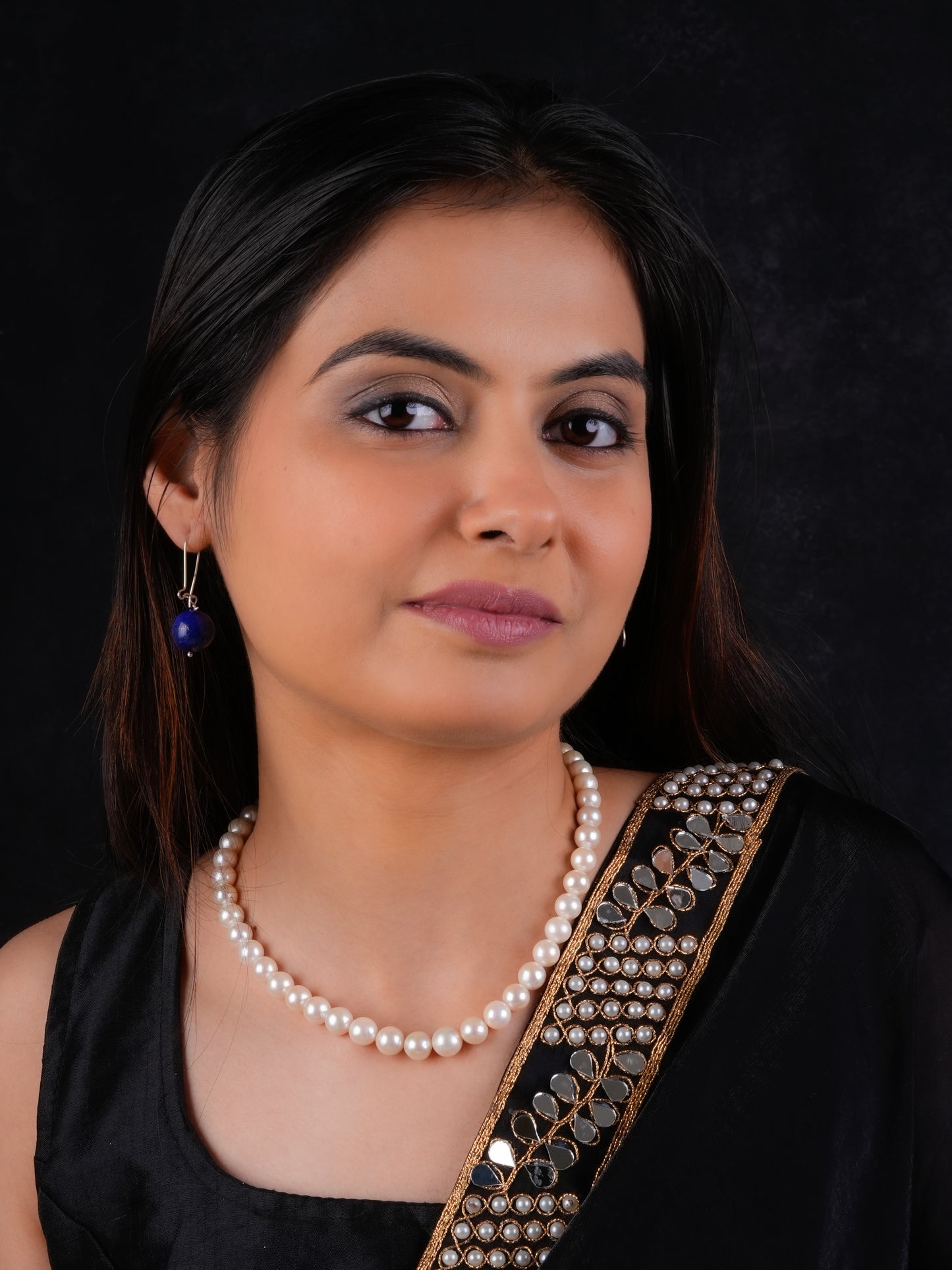 Lapis Lazuli Silver Dangler Drops