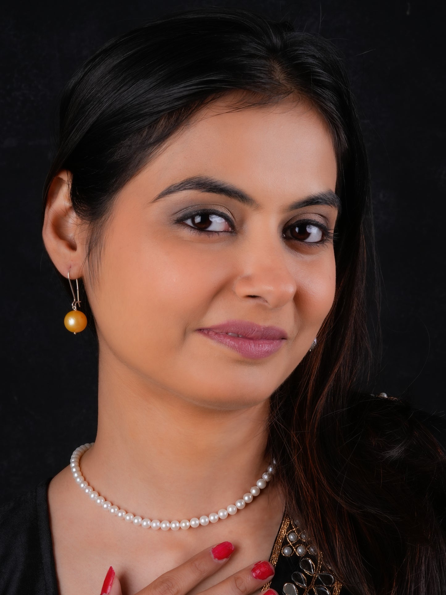 Classic Round Pearl Necklace(6 mm)