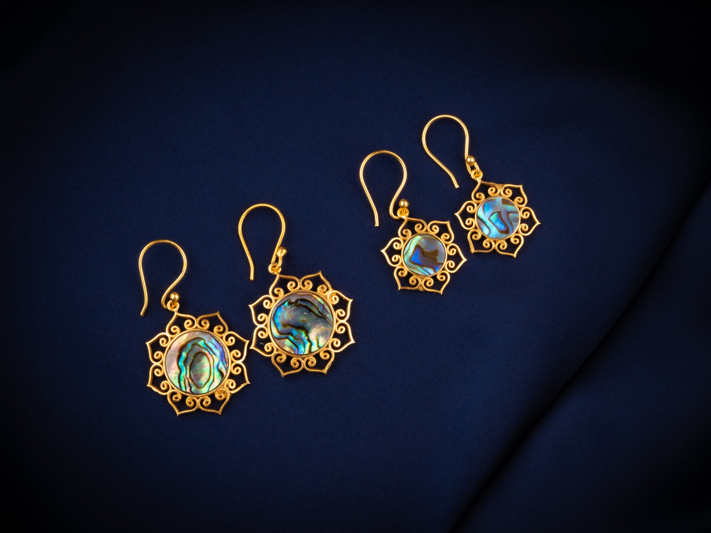 Exotic Sands Abalone Earrings