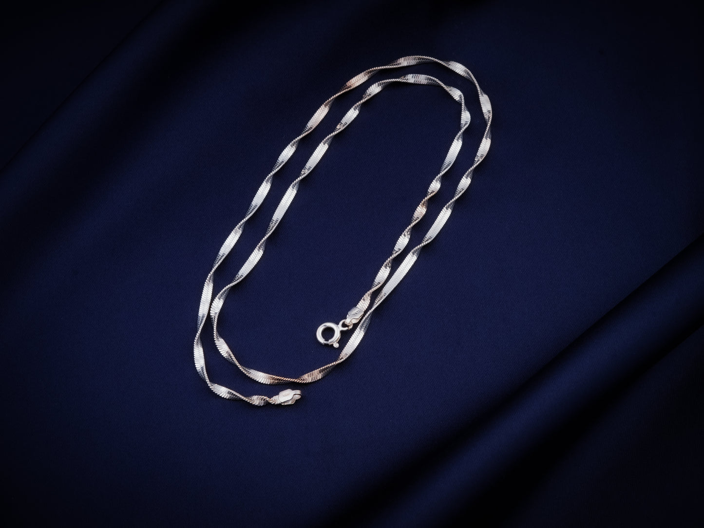 Everyday Silver Twisted Chain
