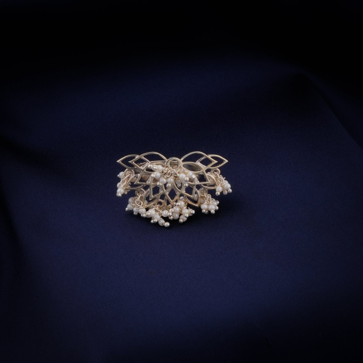 Silver Water Lily Set with Lotus Mist Ring (92.5 Silver)