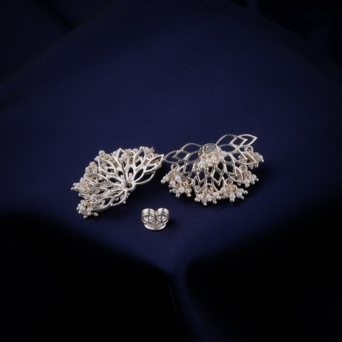 Silver Water Lily Set with Lotus Mist Ring (92.5 Silver)