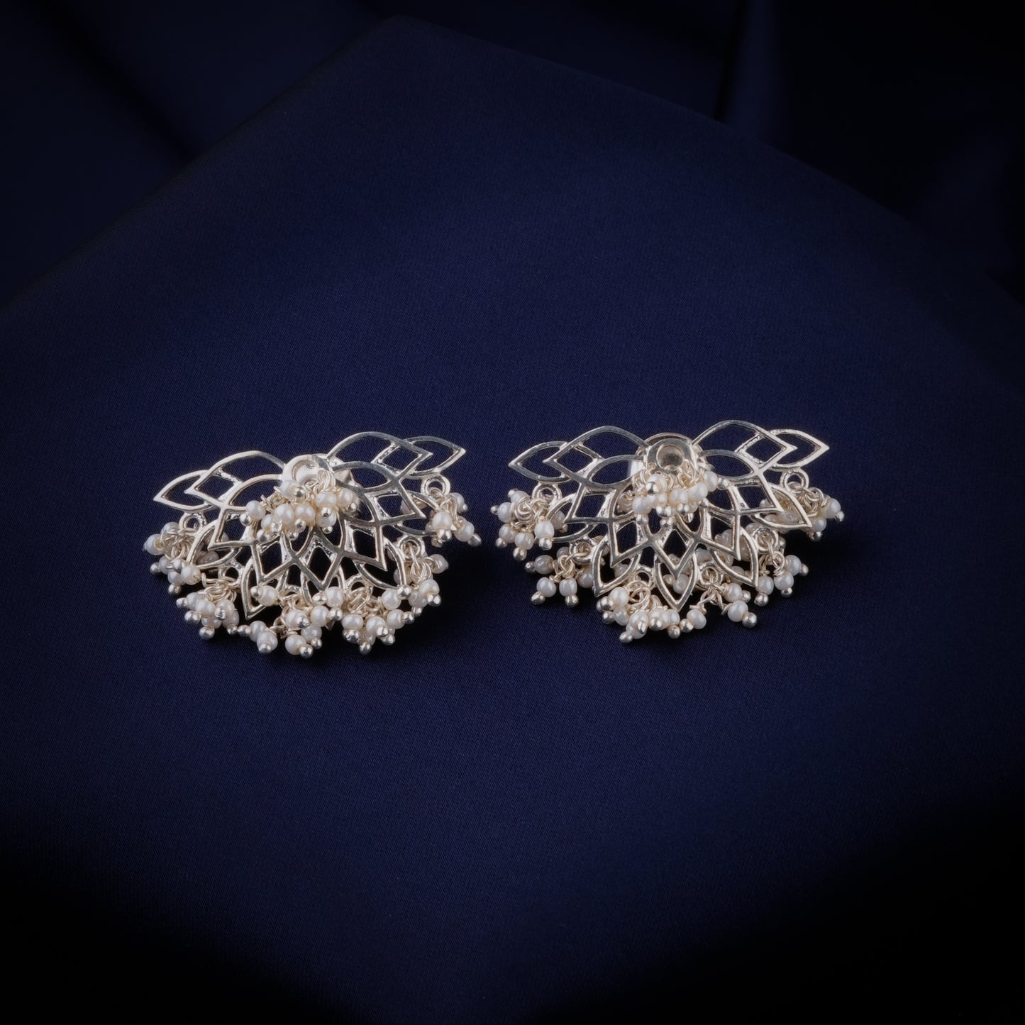 Silver Water Lily Set with Lotus Mist Ring (92.5 Silver)