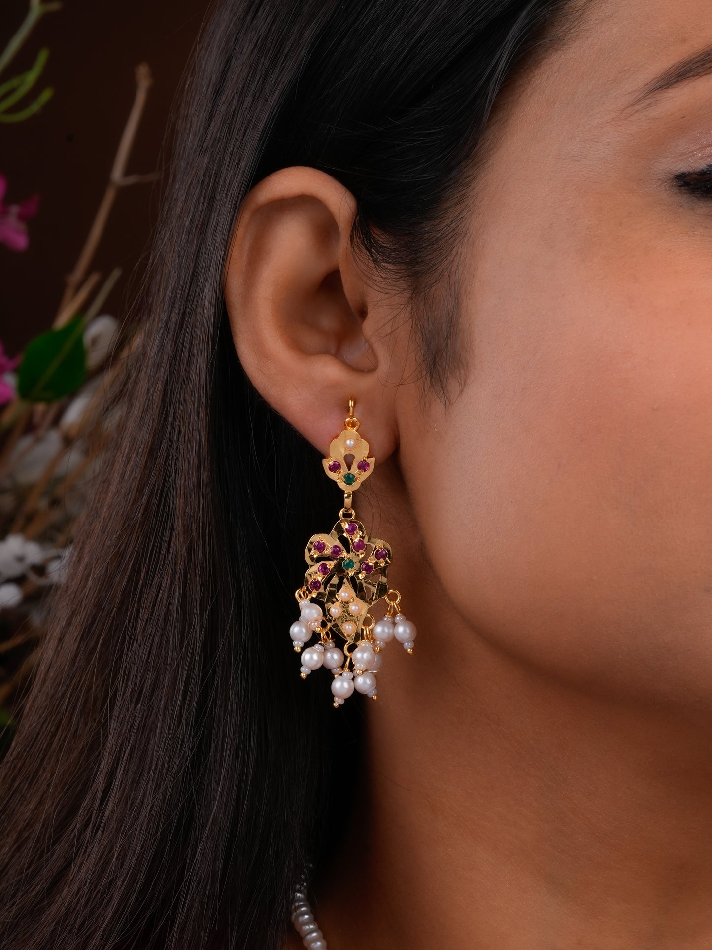 Arshia Purani Dilli Gold Plated Silver Necklace Set