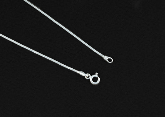 Everyday Square Silver Chain