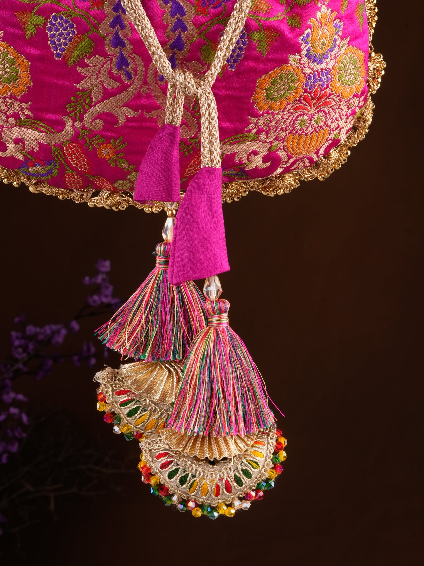 Rang Mahal Banarasi Silk Potli