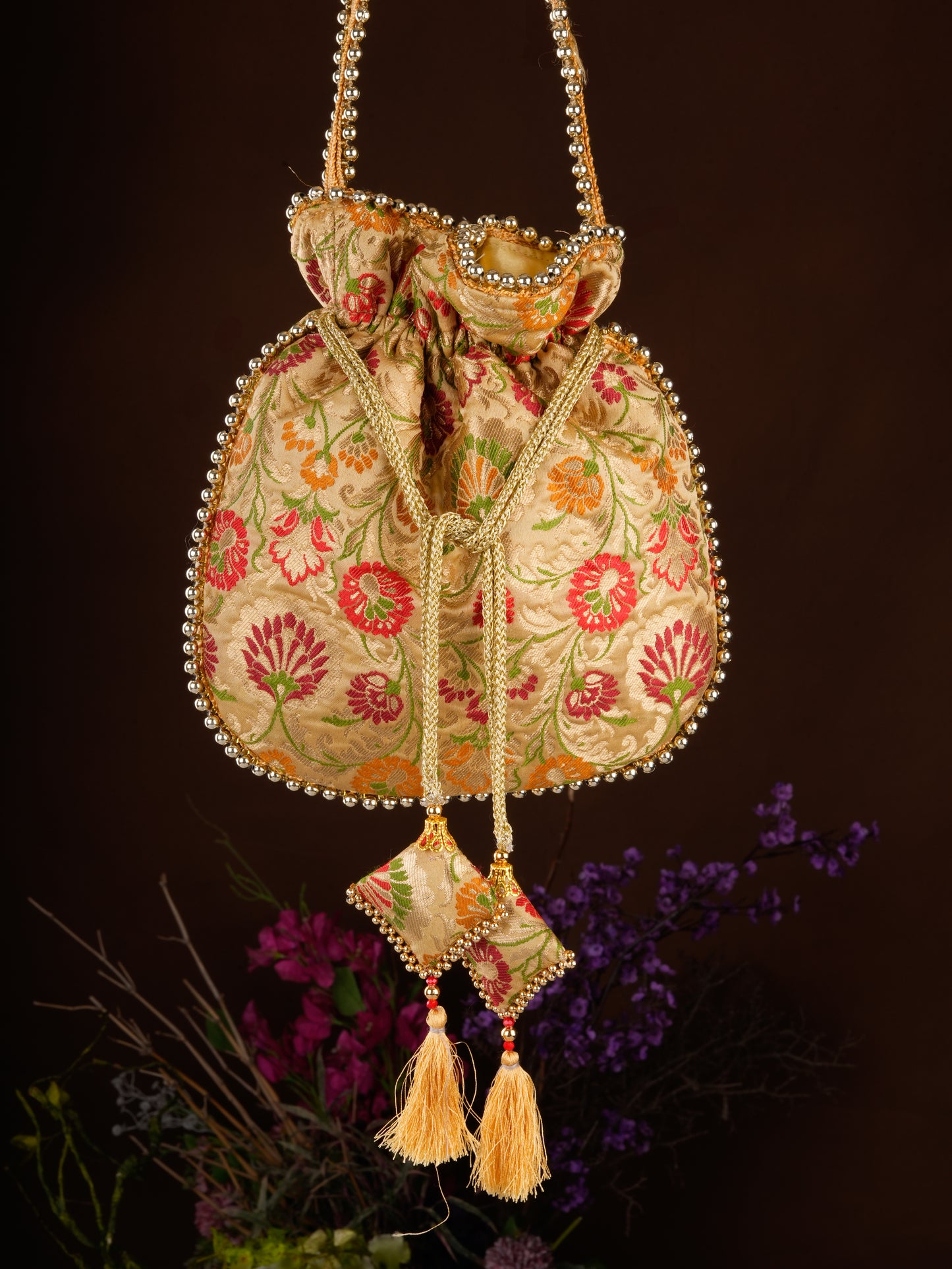 Sunehari Bagh Banarasi Potli