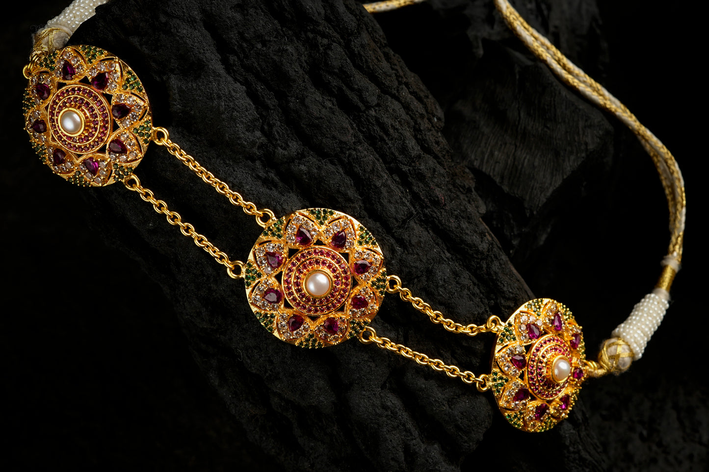 Heera Panna Ornate Choker