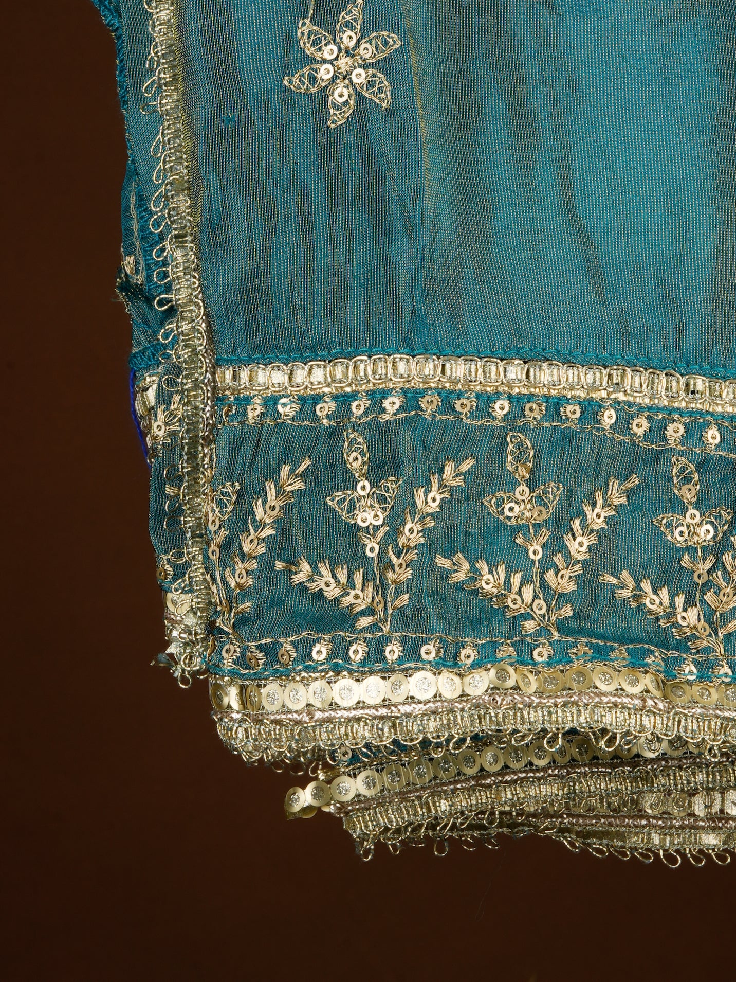 Totapari Teal Fashion Dupatta