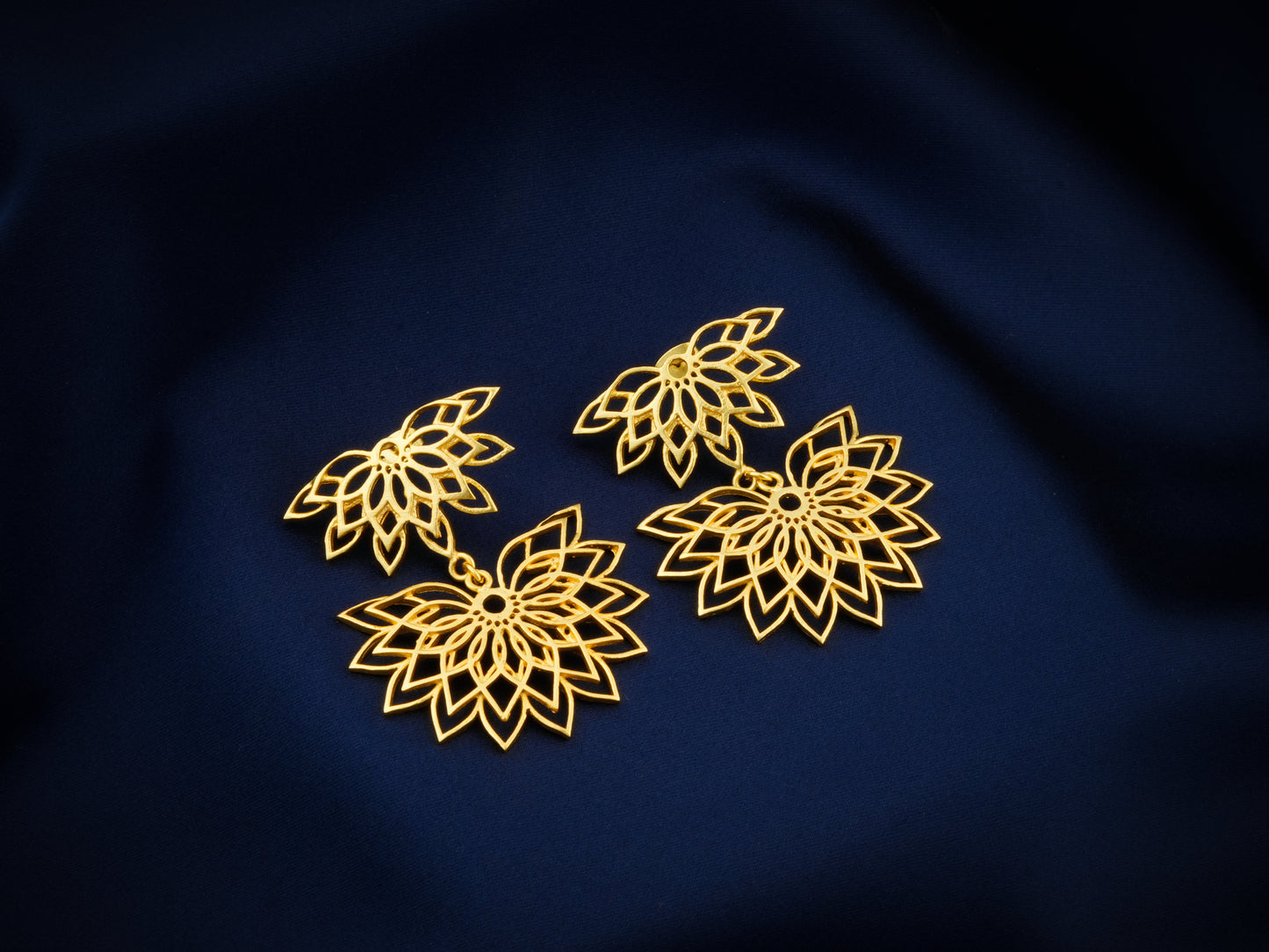 Lotus Blooms Duets earrings