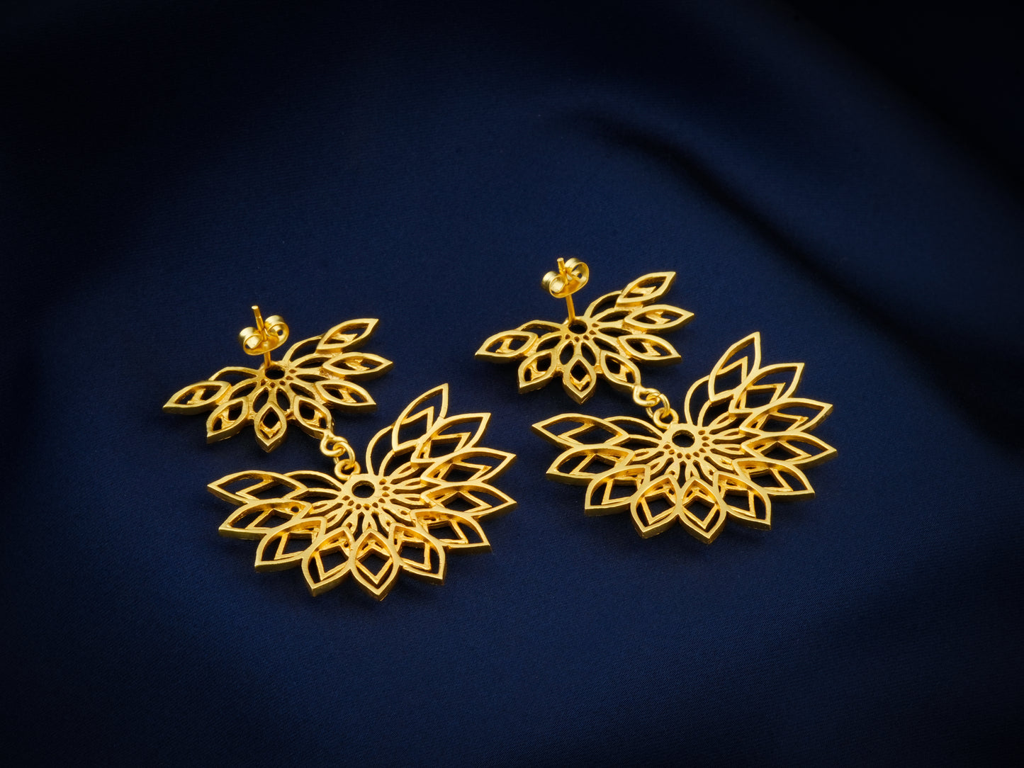 Lotus Blooms Duets earrings