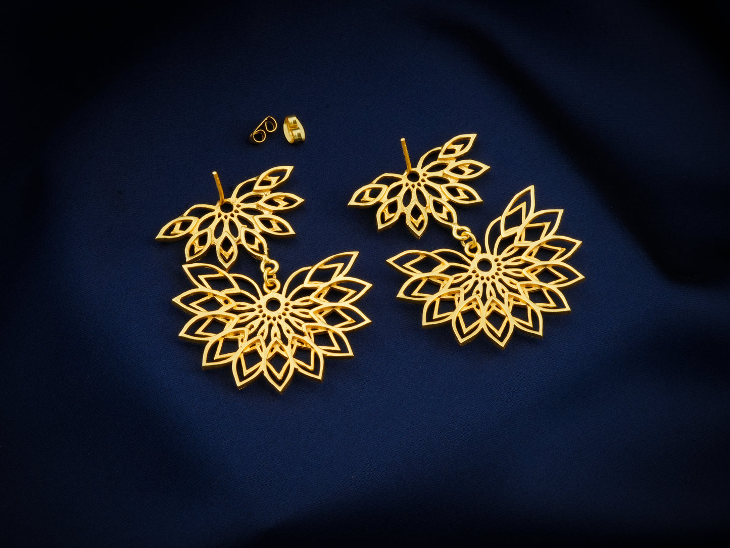 Lotus Blooms Duets earrings