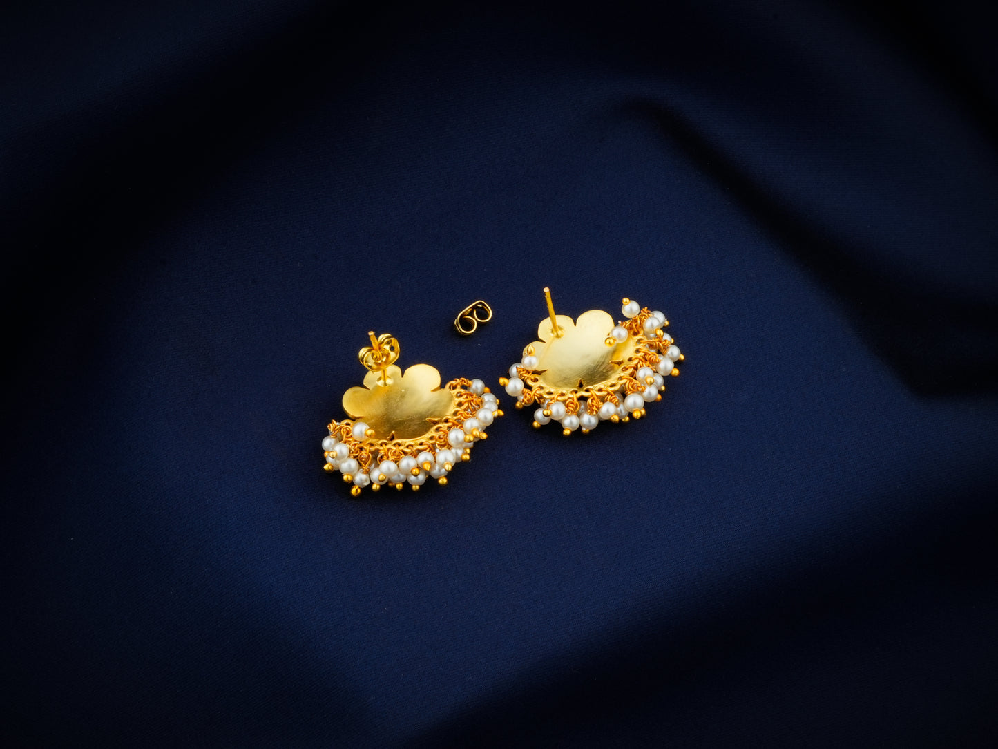 Mogra Studs (Blue)