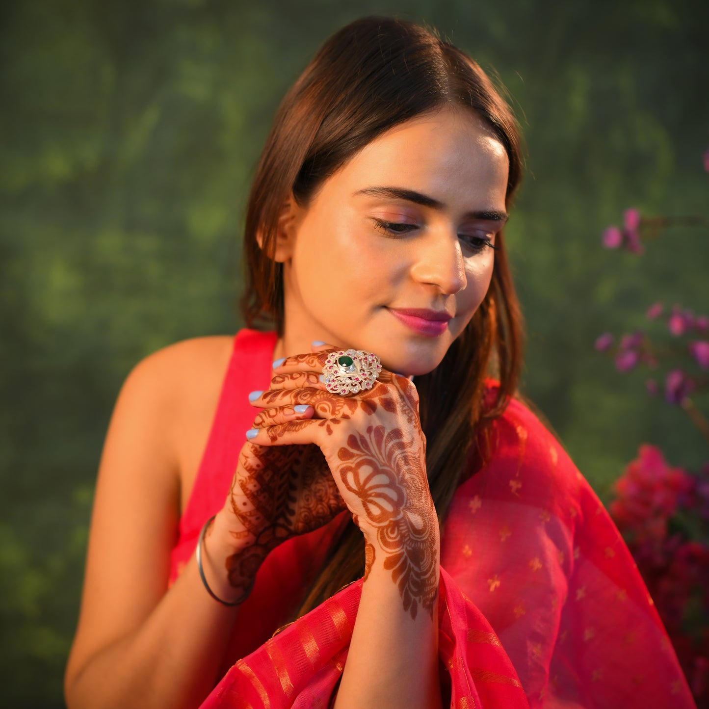 Noorie Purani Dilli Silver Ring