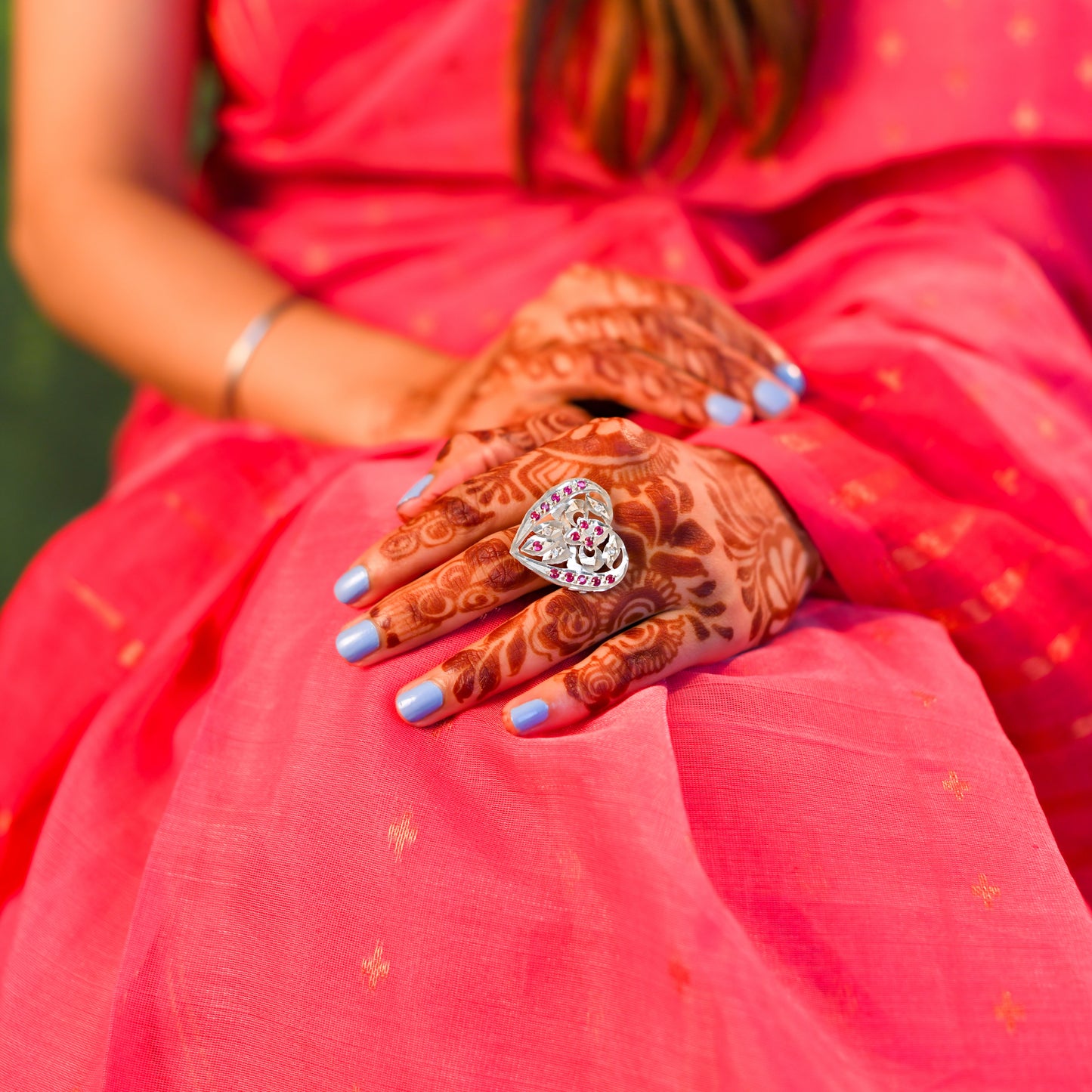 Paan Purani Dilli Silver Ring
