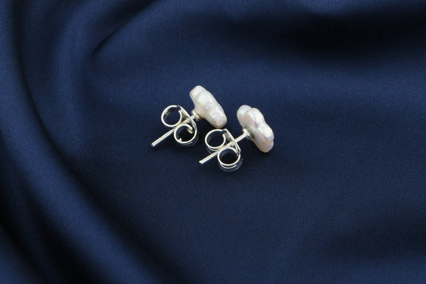 Freshwater Pearl Flower Studs