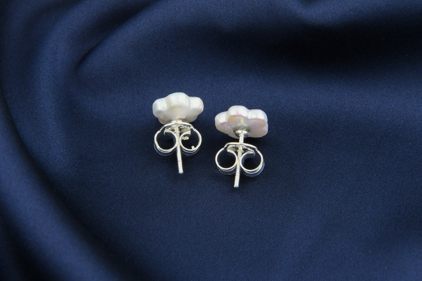 Freshwater Pearl Flower Studs