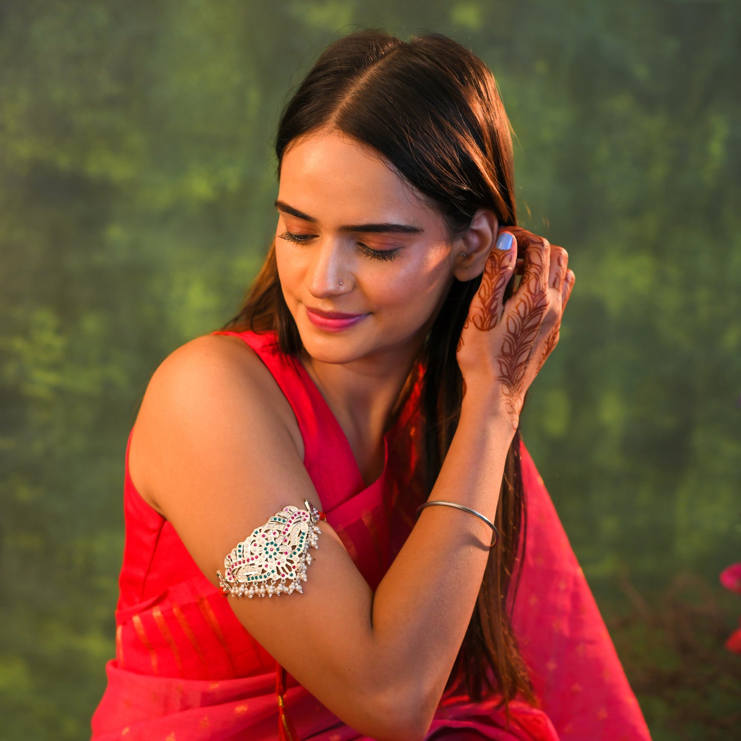 Hania Purani Dilli Silver Baajuband