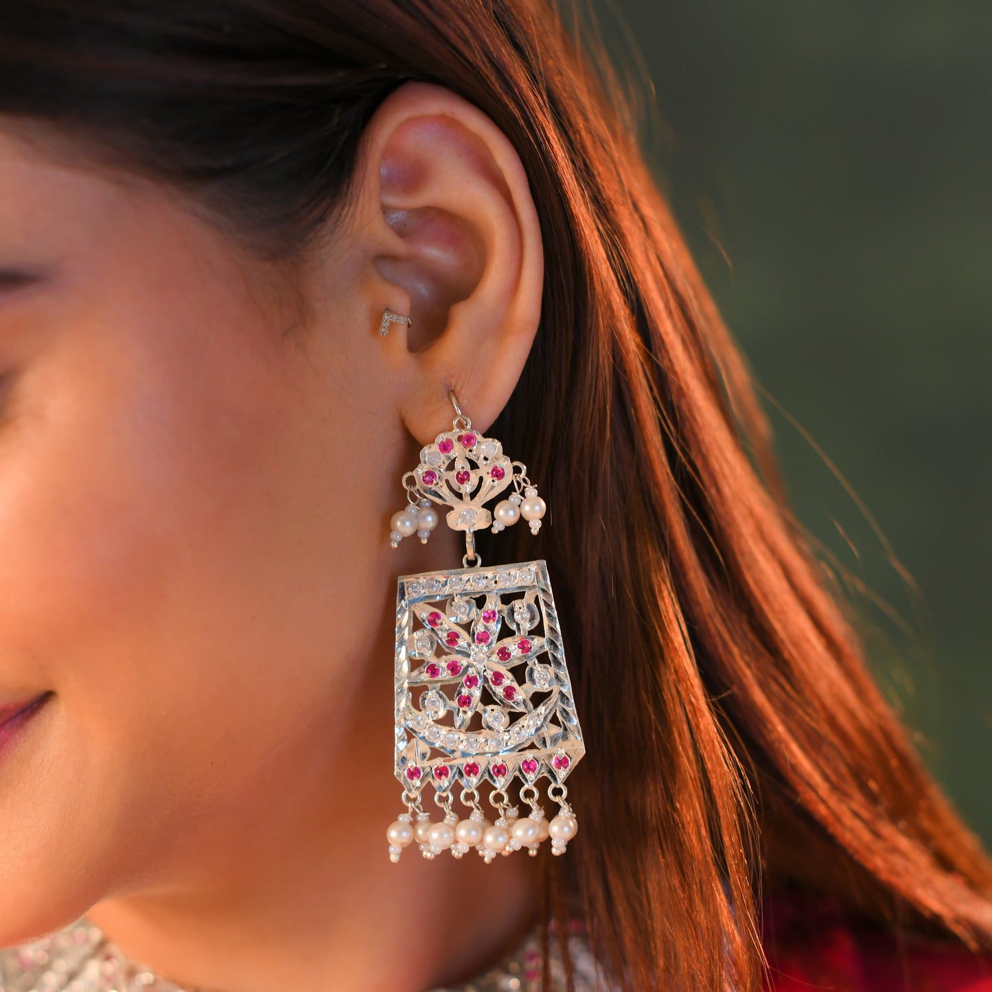 Mehtaab Purani Dilli Silver Necklace Set