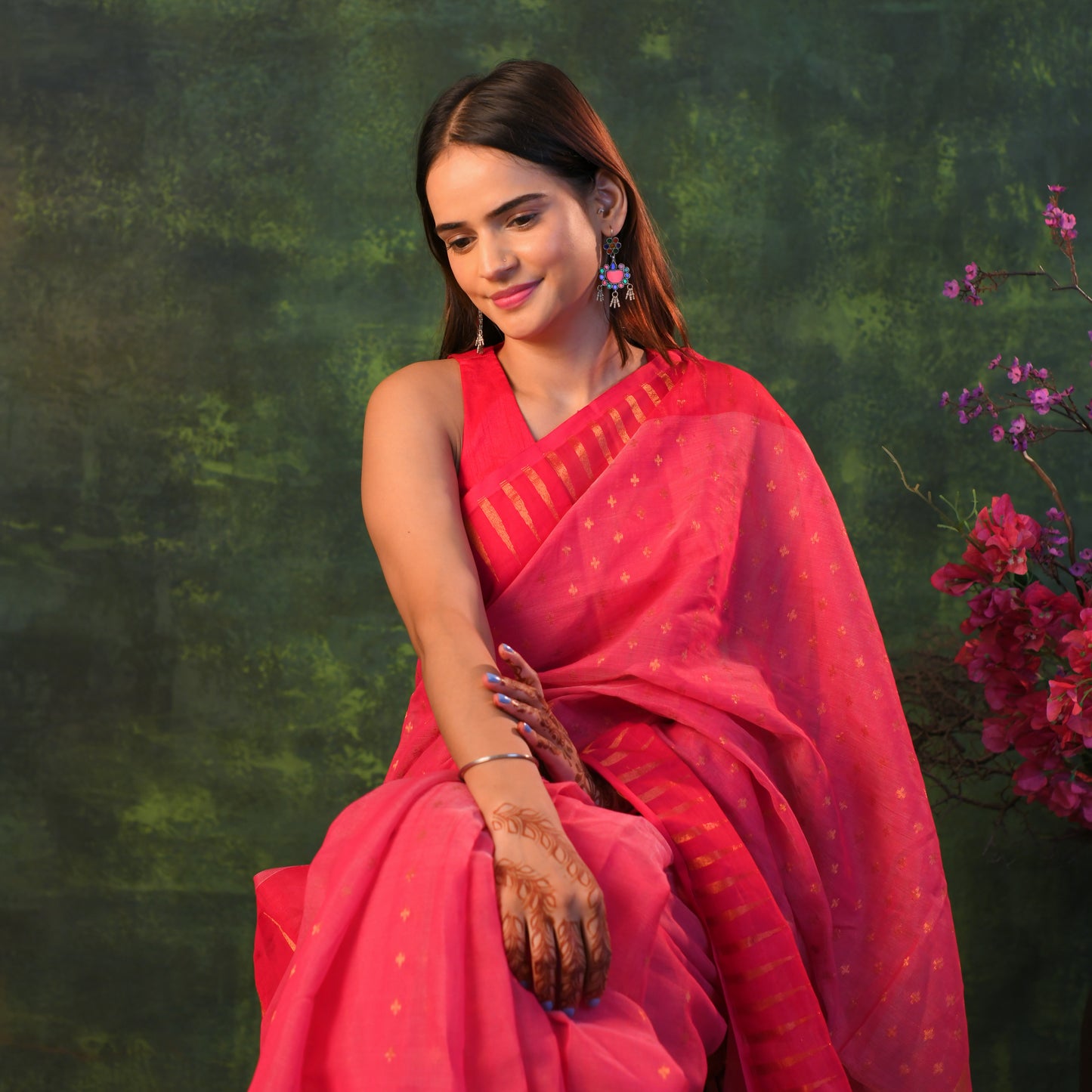 Antique Mirror Earrings