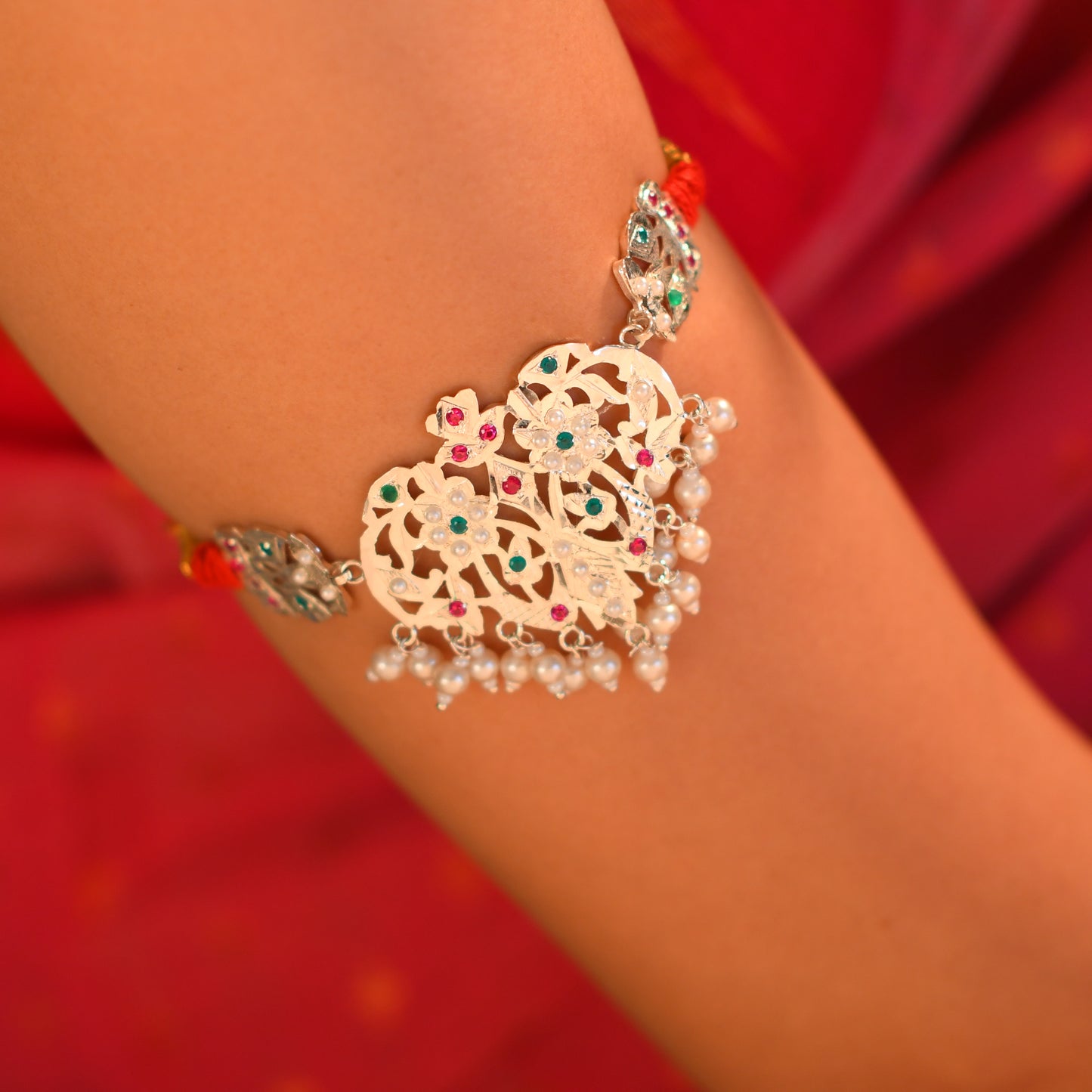 Hania Purani Dilli Silver Baajubandh