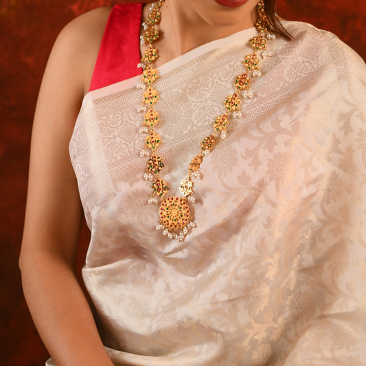 Purani Dilli Nilofer Gold Plated Silver Necklace