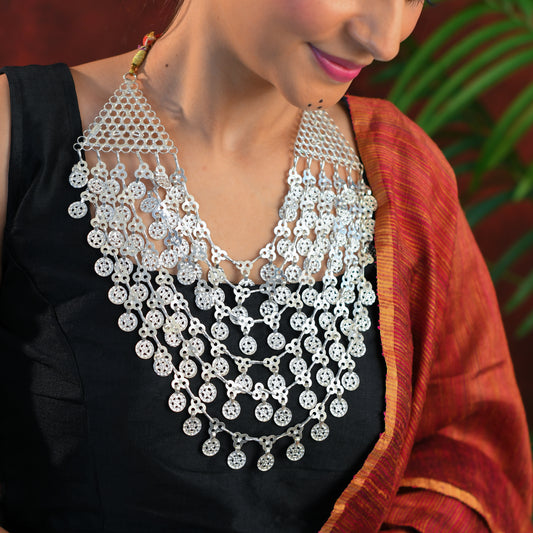Rajwadi Silver Necklace