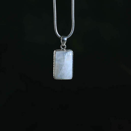 Moonstone Silver Pendant