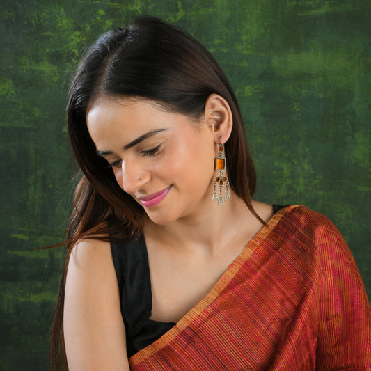 Madhu Chandrika Sunlit Soul Silver Earrings