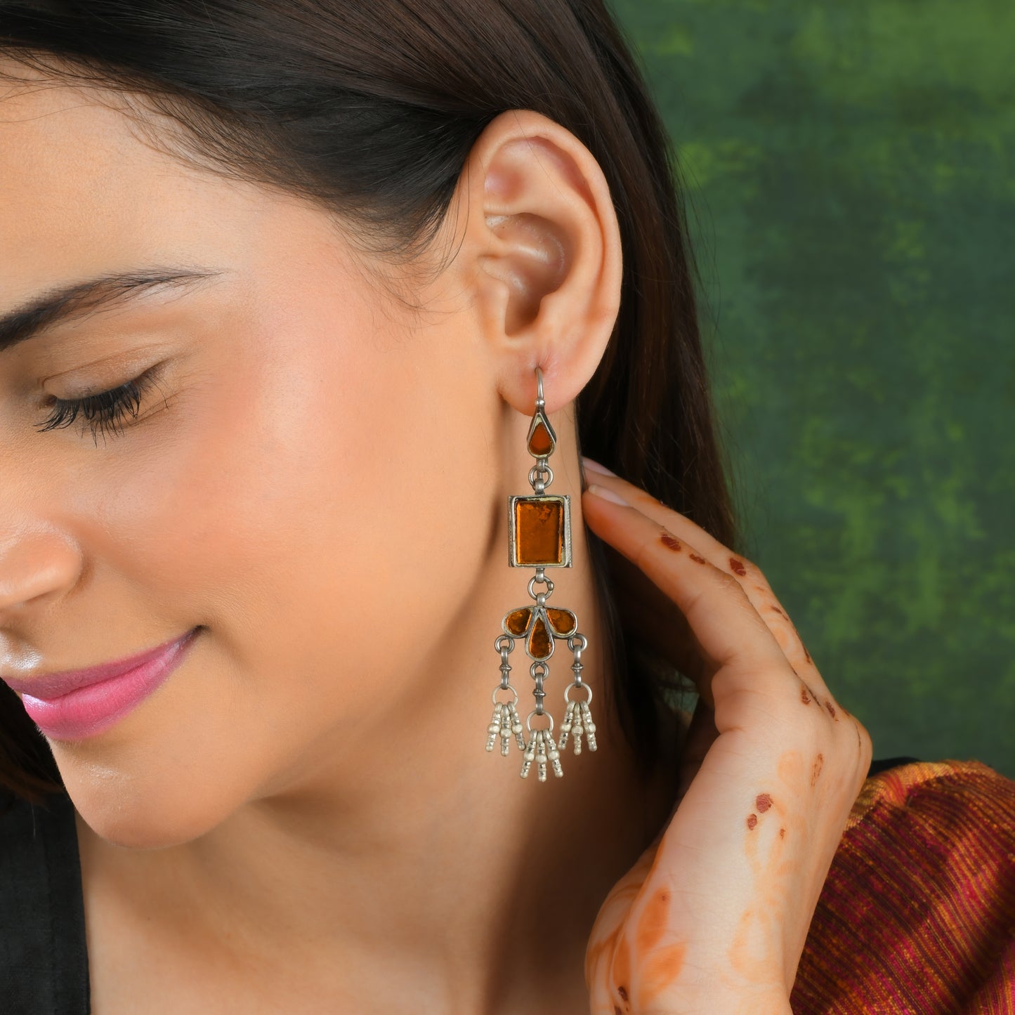 Madhu Chandrika Sunlit Soul Silver Earrings