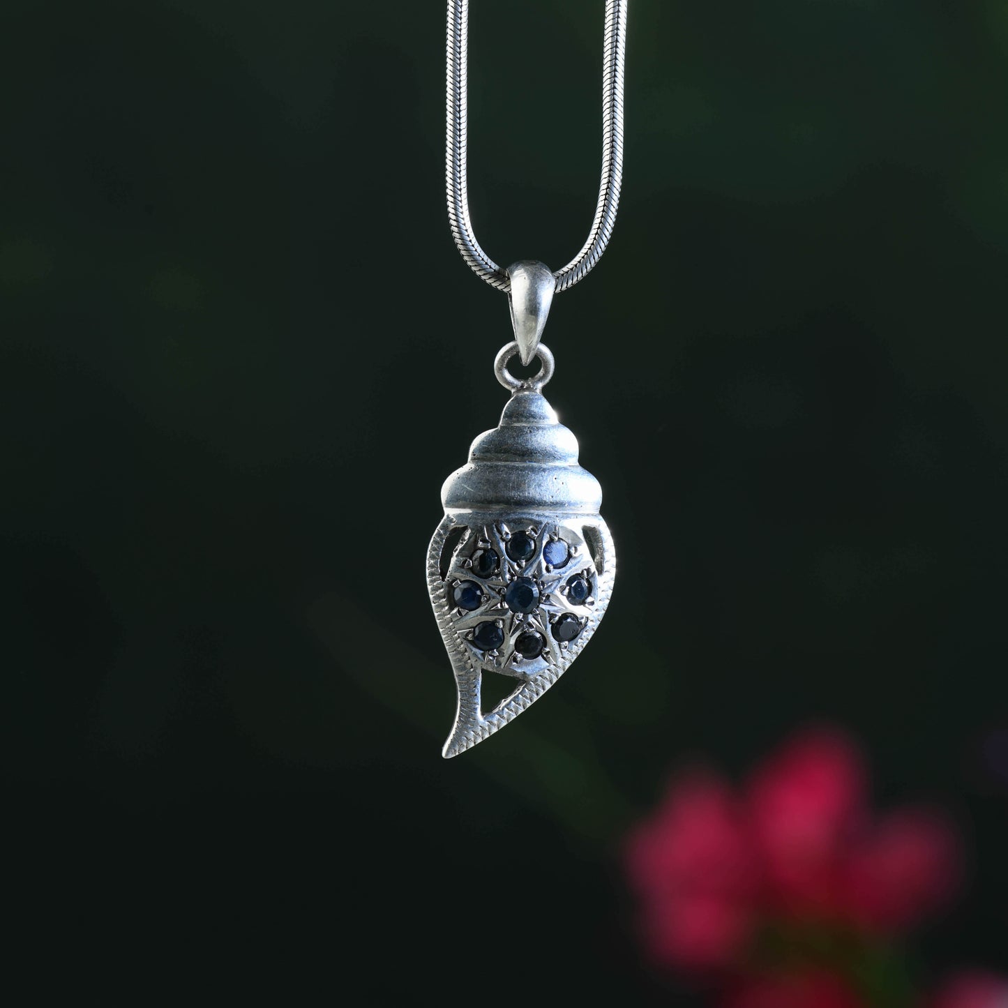 Silver Shankh Pendant