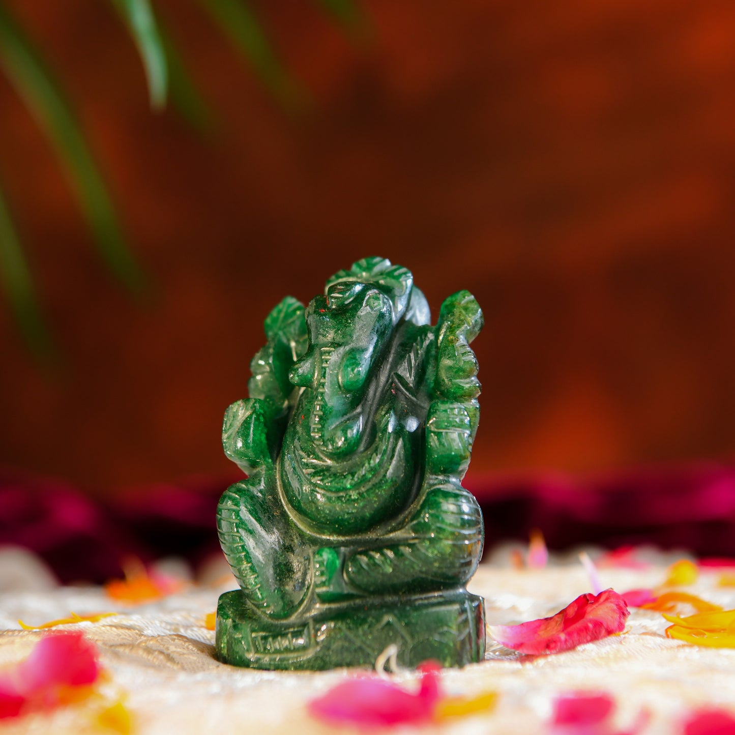 Green Aventurine Ganesh Ji For Prosperity