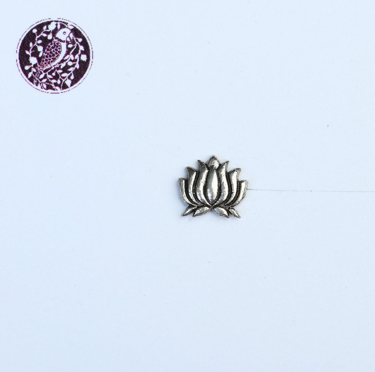 Blooming Lotus Silver Nose Pin