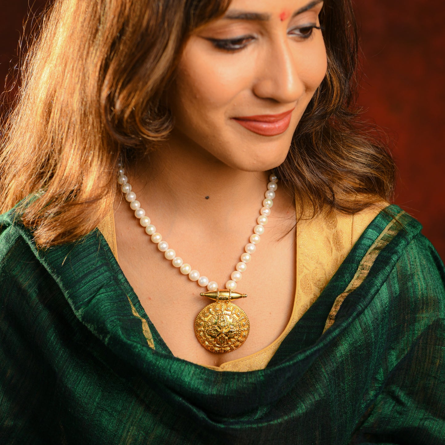 Playful Ganesha Necklace