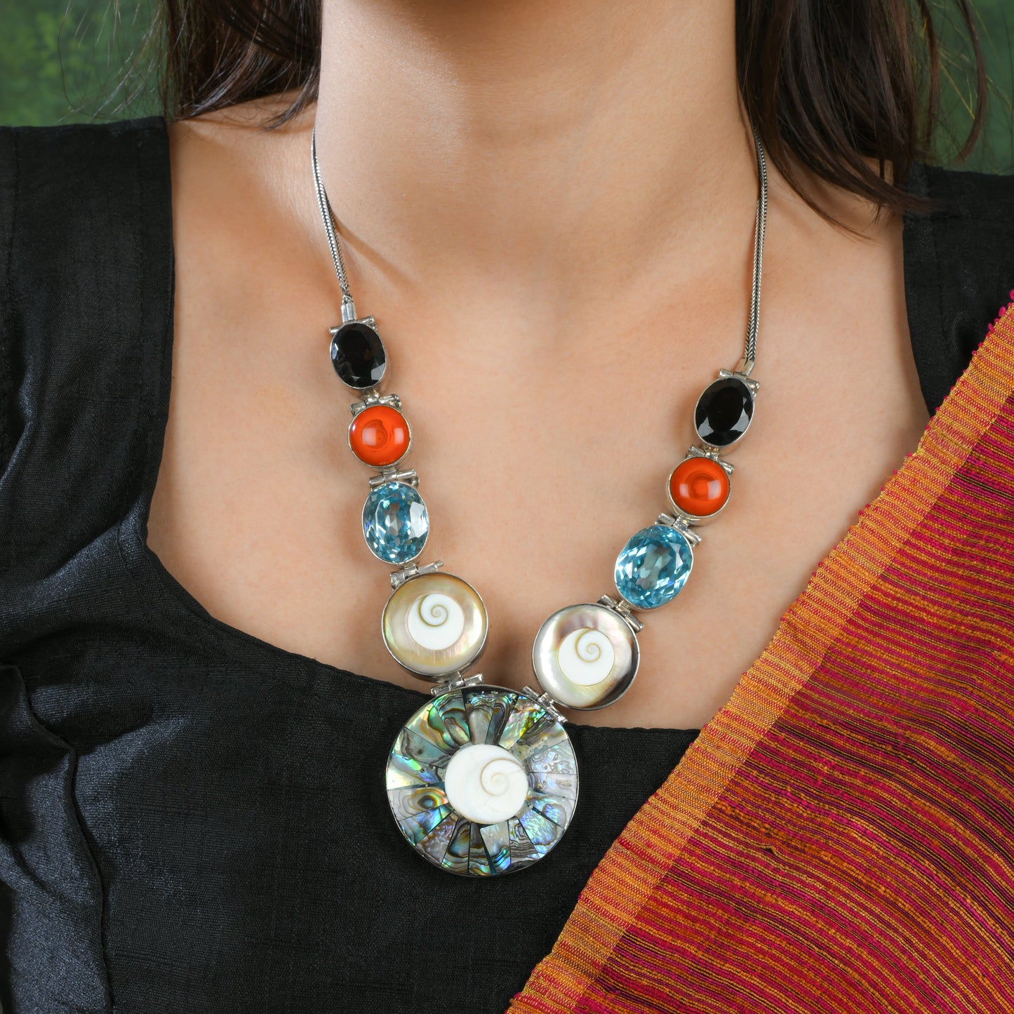 Sea Princess Silver Necklace