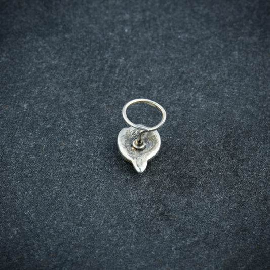 Antique Crystal Silver Nose Pin