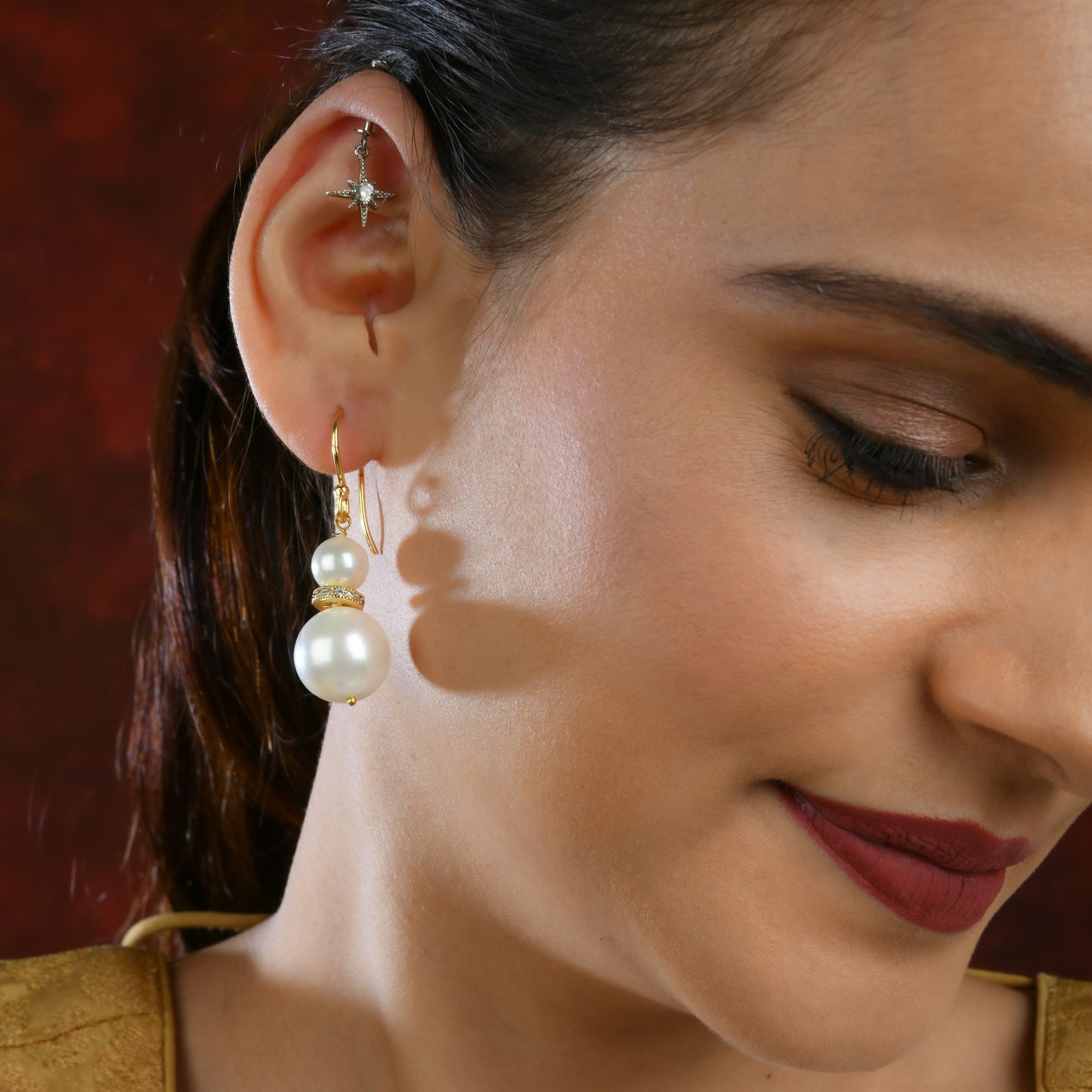High Tea Pearl Earrings