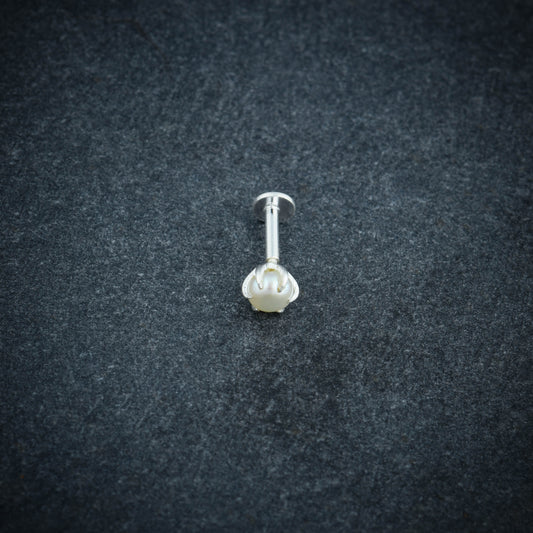 White Freshwater Pearl Nose Pin