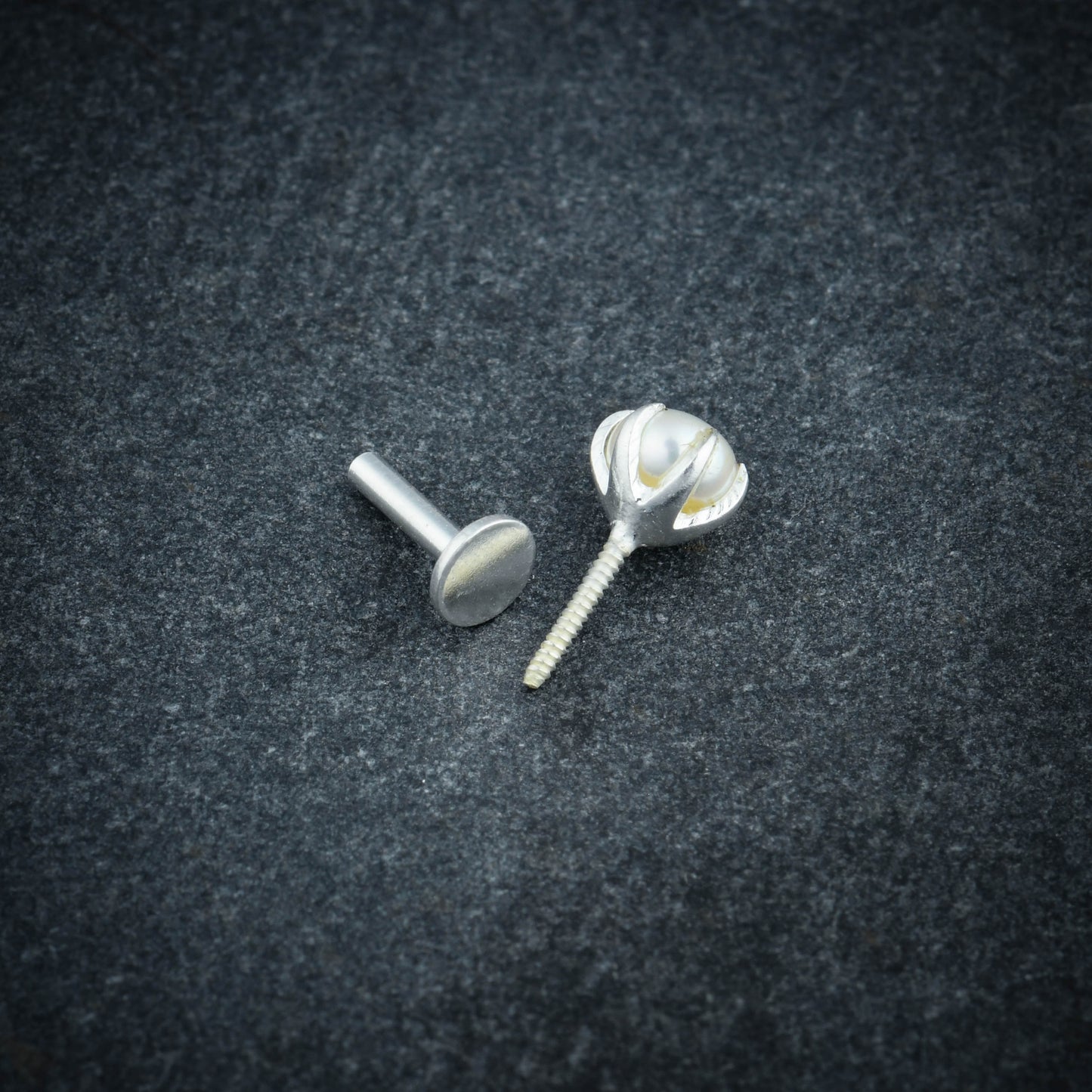 White Freshwater Pearl Nose Pin