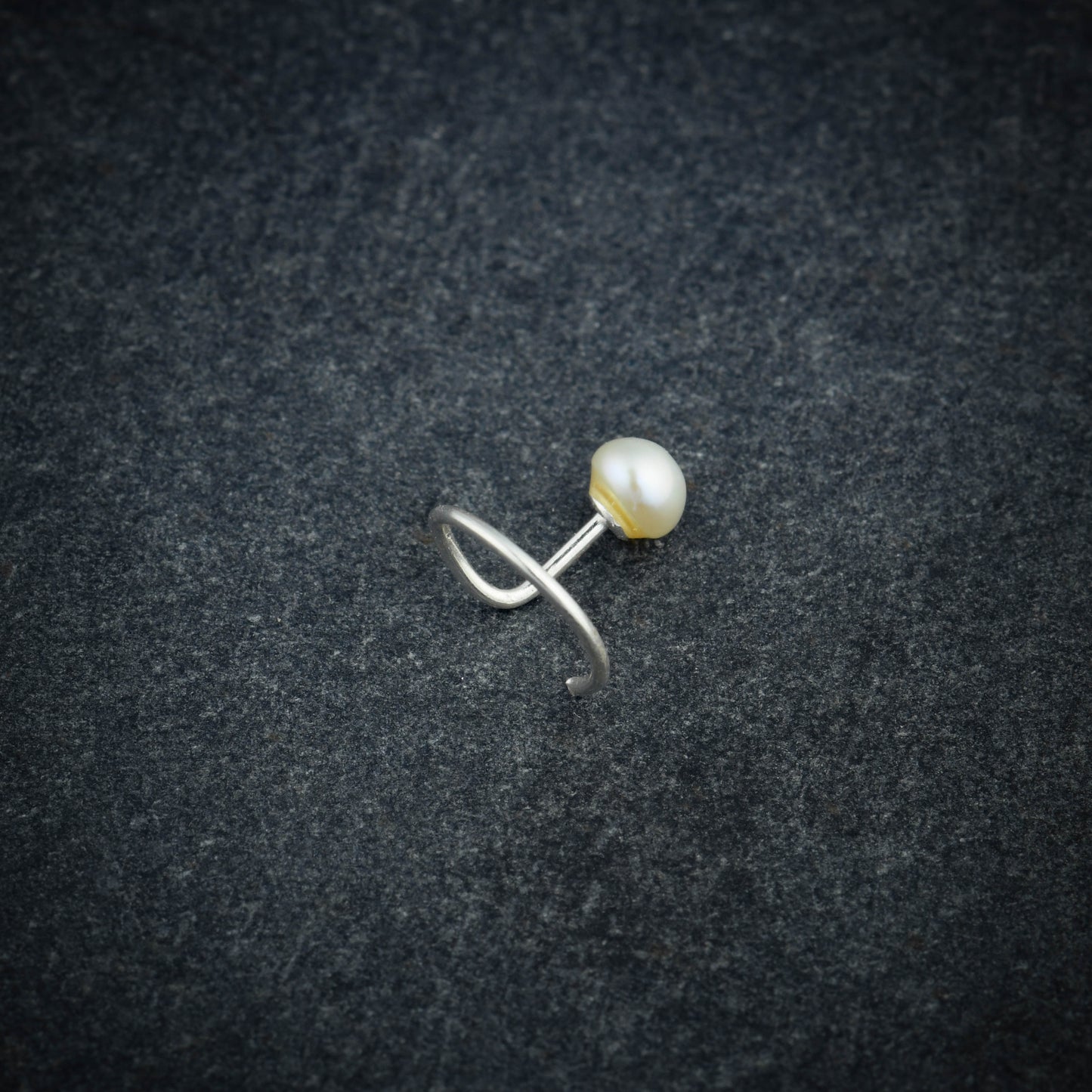 Ivory Freshwater Pearl Nose Pin