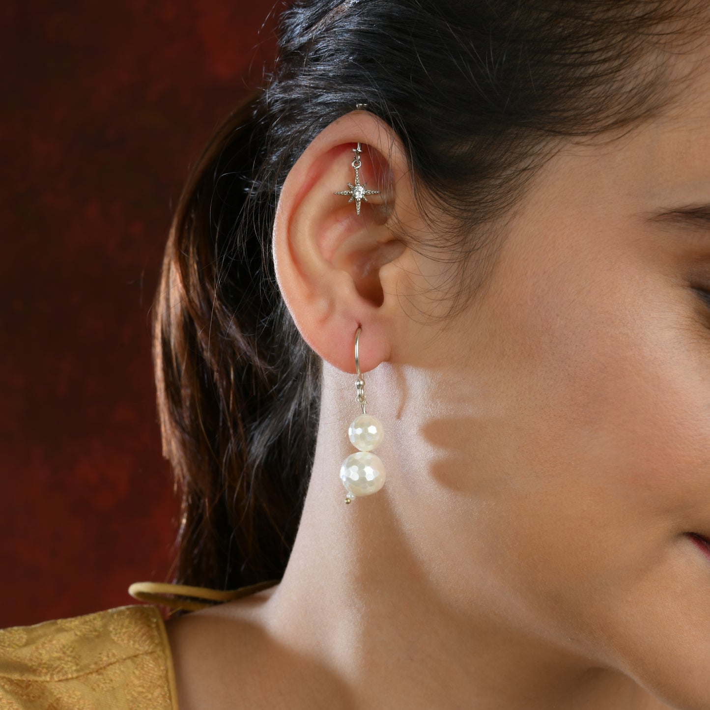 Stardust Pearl Earrings