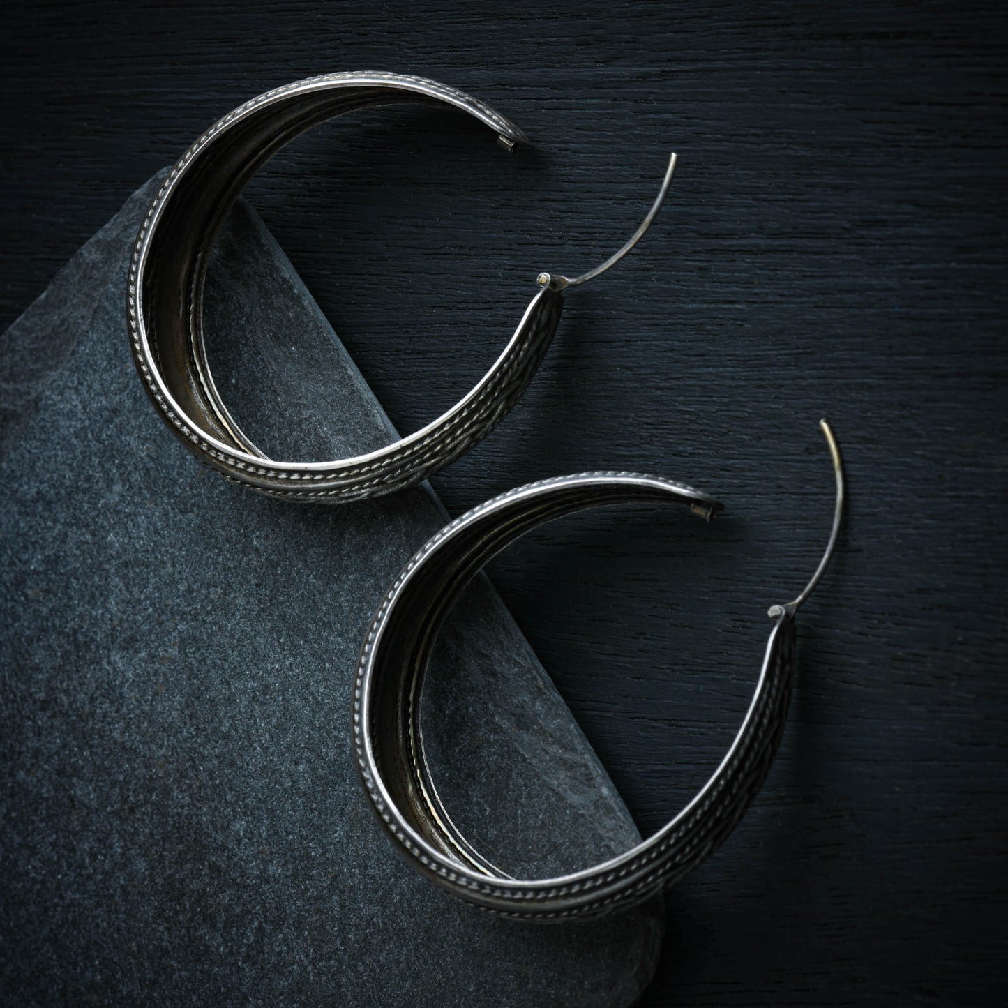 Infinity Silver Hoops
