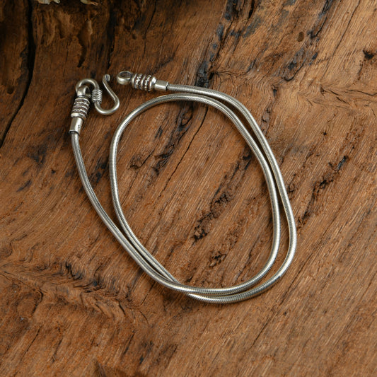 Silver Snake Chain(28 Inches)