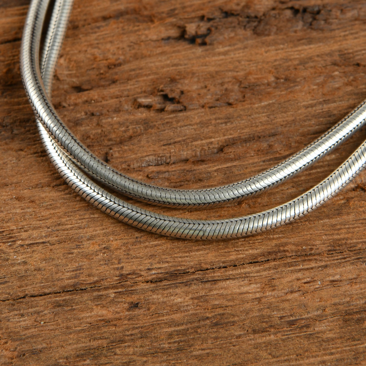 Silver Snake Chain(28 Inches)