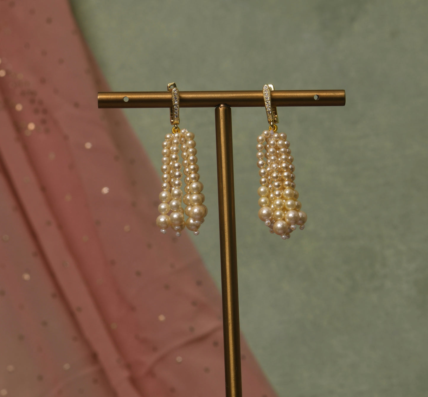 Pearl Tassel Earrings