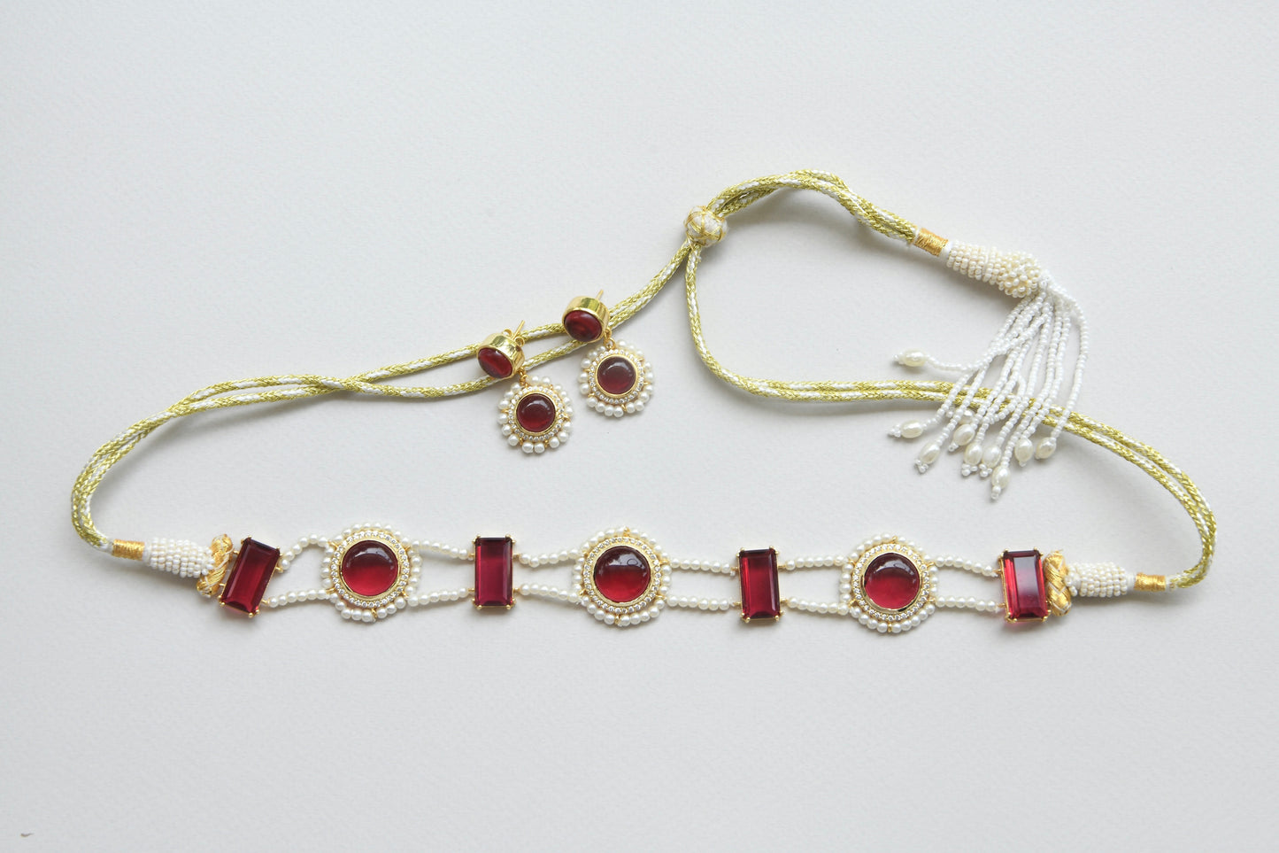 Ruby Royalty Choker Set