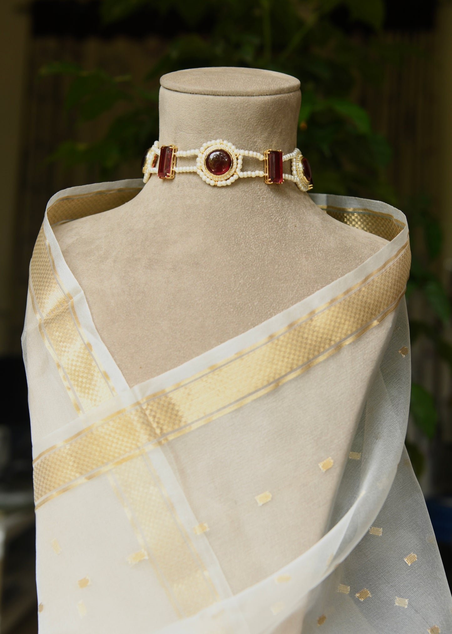 Ruby Royalty Choker Set