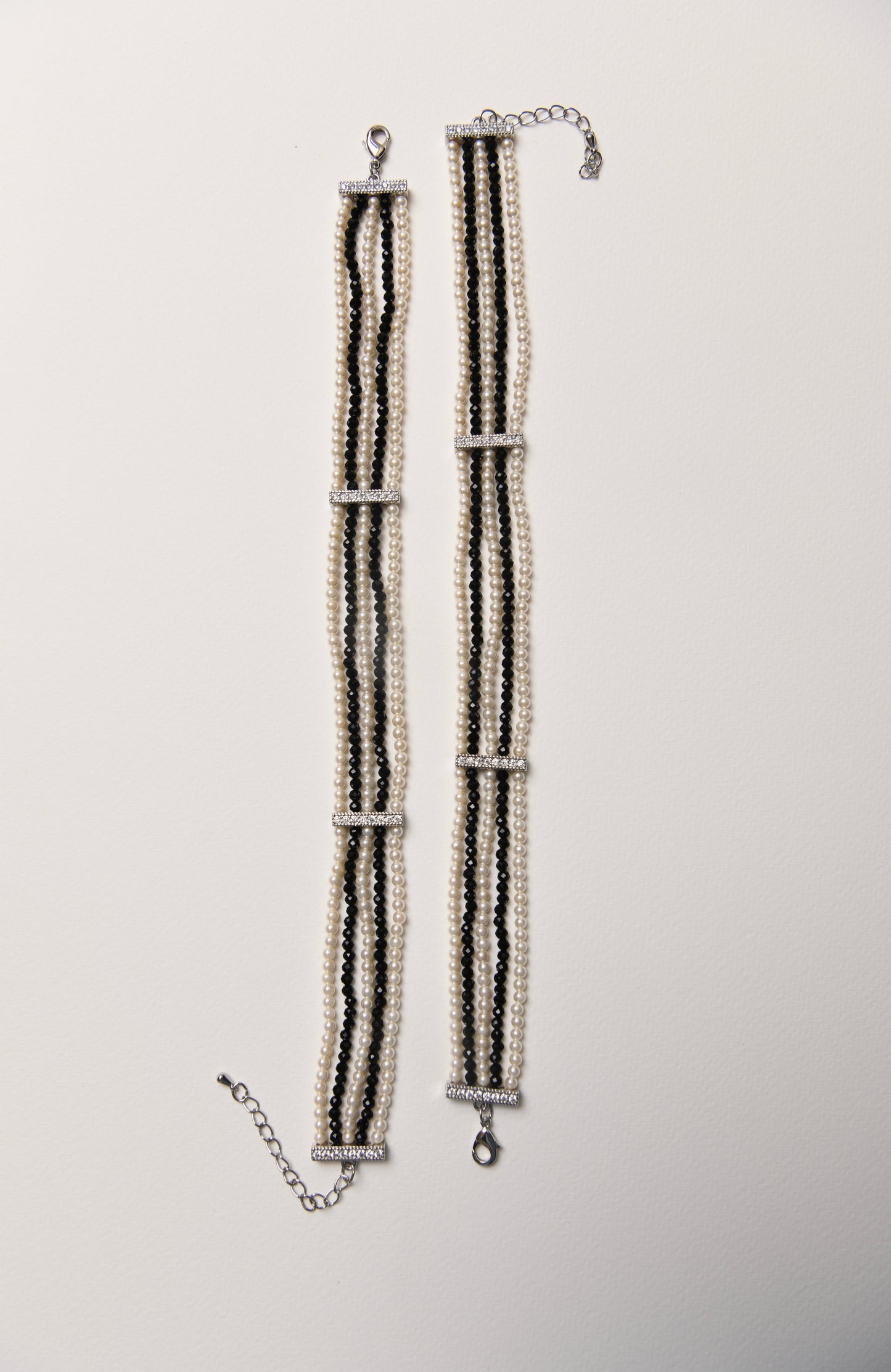 Pearl Allure Anklets (Silver Plated)