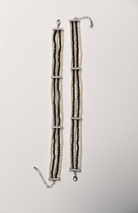 Pearl Allure Anklets (Silver Plated)