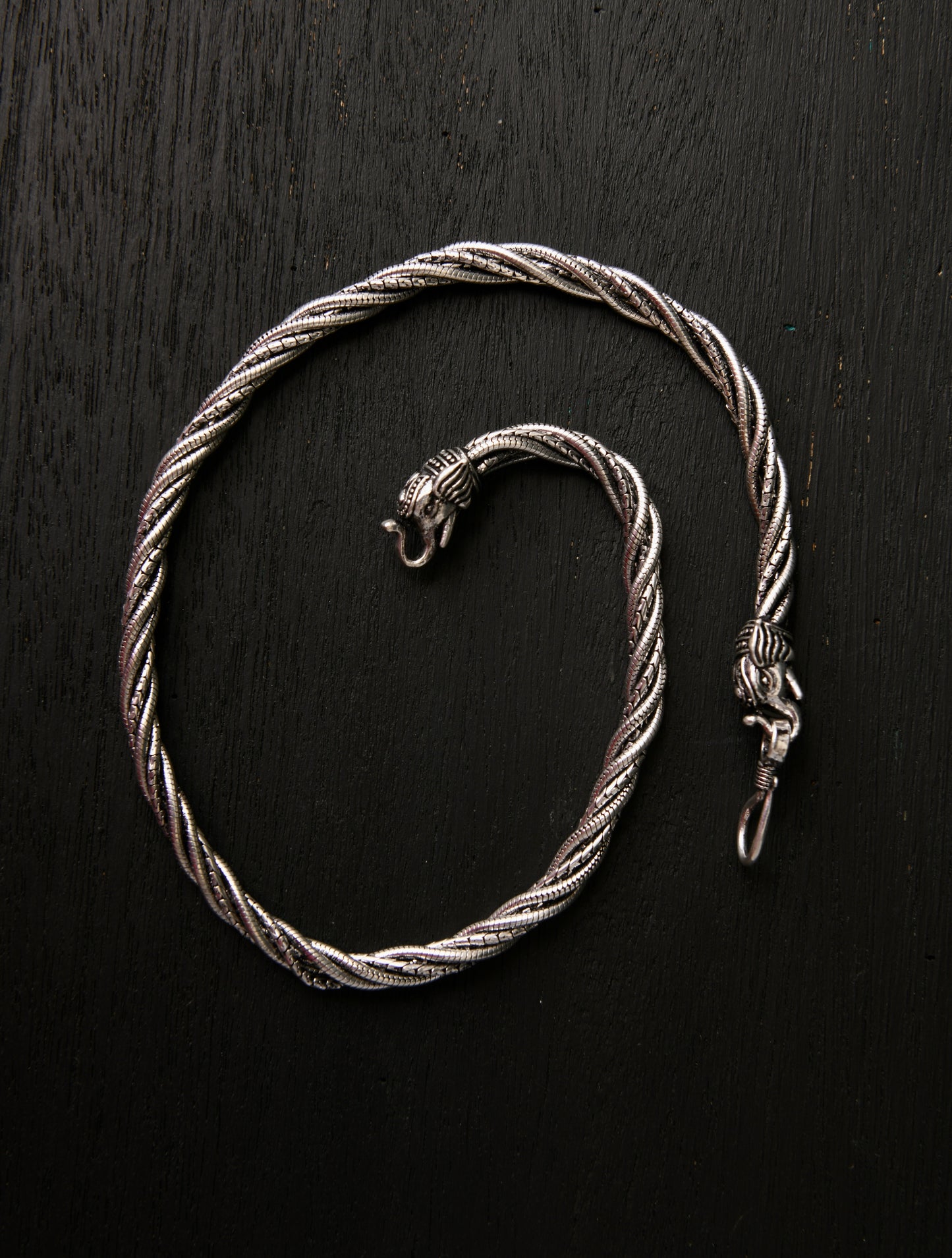 Silver Twisted Chain Necklace